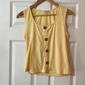 Junior’s Yellow Tank Top